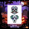 Pegatinas de tatuaje de Halloween con múltiples diseños al por mayor: calabaza, fantasma, araña, calavera, varias cicatrices sangrientas, heridas falsas