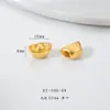 Cuentas Mini de Oro Antiguo Lingote de Oro Nudo Chino Plato de Deseos Auspiciosos Anillo Pequeño Pulsera Pulsera DIY Collar
