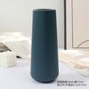 Vaso de Plástico Estilo Ins Nórdico com Padrão de Abacaxi, Inquebrável, com Decoração de Corda de Cânhamo na Cintura, Vaso Origami Ondulado para Exibição na Sala de Estar