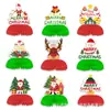 Nuevos Suministros de Decoración para Fiesta de Navidad Adornos de Panal Decoración de Ambiente de Mesa para Año Nuevo Soporte de Exhibición de Panal de Navidad