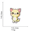 Patches Bordados de Animais Fofos Autoadesivos Mais Vendidos com Corações, Gatos, Coelhos e Ursos para Decoração de Roupas