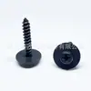 Tornillo autorroscante para guardabarros de motor, tornillo de placa protectora, tornillo de parachoques, ranura transversal hexagonal con junta 6 * 38 mm