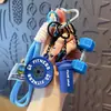 Llavero Colgante Mini Mancuerna de Fitness Creativo Llavero para Coche Bolsos Colgante Pequeño Deportivo Venta al por Mayor