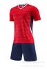 Uniforme de fútbol, traje de entrenamiento de competición para hombres, uniforme estampado, traje deportivo para niños y adultos, camiseta de fútbol para hombres