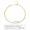 Variedad de acero inoxidable europeo y americano collar gargantilla femenina simple cuerpo ligero anillo imitación oro 18K perlas artificiales