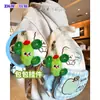 Pingentes de pelúcia estilo Instagram de cacto tropical e coqueiro, bonecas de plantas fofas, pequenos acessórios para mochilas e chaves, atacado
