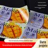Caixa de Embalagem de Frutas Impressão de Rótulo Adesivo Marca Registrada Produtos Secos Design Autoadesivo Adesivo Publicitário Personalização Rotulagem Personalizada