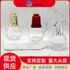 Popular Botella de Aceite Esencial de Burbujas de 30ml, Botella Pequeña de Vidrio con Forma de Bombilla de 30ml para Líquido Esencial, Material de Empaque de Botella de Vidrio con Gotero de Presión