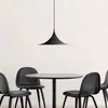 Diseñador danés nórdico altavoz minimalista Candelabro Creativo simple arte Cabezal único Restaurante restaurante lámparas de comedor