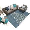 Alfombra de Sala de Estar Moderna Simple Nórdica Hogar Sofá Mesa de Centro Tapete Rectangular Habitación Dormitorio Cama Completa Tapete de Piso de Noche
