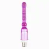 Acessórios para máquinas de sexo, vibrador realista de três furos para homens e mulheres, bolinhas anal de cristal, brinquedos divertidos especiais de SM para flerte para mulheres