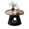 Lámpara de Mesa Casual Simple Lujo Pequeña Mesa de Café para Hogar Ventana de Bahía Mesa Kang Dormitorio Balcón Apartamento Pequeño Mesa de Celebridad de Internet Mesa de Café Creativa