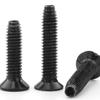 Parafuso triangular de cabeça escareada autoatarraxante de travamento de cabeça chata de aço inoxidável 304 atacado M3/M4/M5/M6