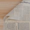 Papel de regalo con diseño de periódico inglés retro, resistente al agua, disponible en fábrica y al por mayor, con 20 flores, ideal para envolver ramos.