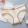 Venta directa de fábrica explosiones algodón con rosca cintura transpirable ropa interior para dama linda cadera bragas juveniles mujer