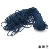 Cuerda elástica redonda de color sólido, accesorios de ropa, banda elástica, banda elástica de goma simple, cuerda elástica para la cintura, venta al por mayor
