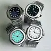 Reloj de pulsera cuadrado de negocio con calendario de alta calidad, reloj mecánico automático moderno y simple, modelo luminoso de gran venta
