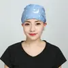 Gorros quirúrgicos con banda elástica estampada en varios diseños, gorros de enfermera de quirófano, sombreros profesionales médicos a juego para clínicas