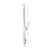 Pinza para barbacoa estilo coreano pinza para alimentos de acero inoxidable pinza puntiaguda alargada antiescaldado pinza para bistec pinza para restaurante de barbacoa buffet