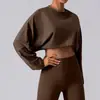 Sudadera Nueva Personalizada para Mujer para Correr al Aire Libre, Yoga, Top Holgado de Manga Larga, Transpirable, de Secado Rápido y se Puede Usar al Exterior