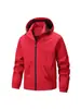 Chaqueta de Montañismo Transfronteriza de Nuevo Estilo para Hombres y Mujeres, Tallas Grandes, Capucha Desmontable, Ropa de Montañismo para Exteriores para Hombres, Chaqueta Impermeable a Prueba de Viento