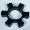 Rueda hexagonal de goma con forma de flor de ciruelo, acoplamiento de cojín, bloque elástico, cojín para bomba de agua, cojín para rueda de bomba de agua de 6 ángulos, tipo T