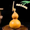 Adorno Natural de Calabaza Pequeña para Sostener en la Mano con Cabeza de Dragón, Calabaza Premium de Piel Morada para Manipulación Suave, Pieza de Exhibición y Adorno Colgante