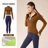 Chaqueta Deportiva de Otoño e Invierno con Forro Polar para Yoga, Correr, Fitness, Ajustada, Pantalones de Yoga Slim, Ropa de Yoga Gruesa Lulu, Traje