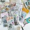 Paquete de Pegatinas Washi Serie Retro Inglesa Momo para Decoración DIY de Agendas, Álbumes de Fotos y Diarios - 8 Diseños