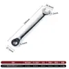 Chave de Catraca Bidirecional com 72 Dentes, Economizadora de Esforço, Rápida e Durável, Grau Industrial, Multifuncional de Duplo Propósito Catraca Chave de Boca Flor de Ameixa