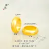 Anillo ancho liso de oro arena mate de larga duración anillo sólido clásico liso anillo de dedo de fideos anillo de amantes