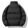 Abrigo de algodón grueso exclusivo transfronterizo, chaqueta de algodón gruesa y cálida de comercio exterior, chaqueta acolchada holgada de cuello alto, abrigo de algodón a prueba de frío para hombre