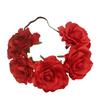 Venda Quente Transfronteiriça Europa e América 5 Guirlanda de Flores de Rosa Festa de Feriado Flor Falsa Faixa de Cabelo Acessórios de Cabelo de Feriado Nupcial