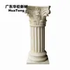 Coluninha de Cimento Pré-moldado para Flores Coluna de Pedra Imitação Coluna Redonda GRC Pátio de Jardim Exterior Coluna Decorativa de Concreto Personalizado