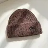 Chapéu de Lã com Circunferência de Cabeça Grande para Mulheres, Gorro Fashion para Outono e Inverno, Afina o Rosto, Chapéu Versátil com Proteção para Ouvido, Touca de Tricô Quente