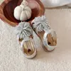 Sandálias Infantis com Decoração de Fogos de Artifício, Sapatos Fechados da Moda, Sapatinhos de Festa para Bebê Menina Verão 2026, Sapatos de Princesa Antiderrapantes com Solado Macio