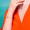 Pulsera europea y americana simple elegante hueca de cachorro de plata esterlina S925 para mujer diseño francés personalidad joyería de lujo ligero