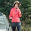 Roupas de secagem rápida ao ar livre primavera e outono malha colar esportes manga comprida fundo manga comprida correndo fitness top camiseta ao ar livre para mulheres