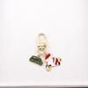Chaveiro série de Natal Árvore de Natal fofa Chapéu Sino Alce Pingente para bolsa Airpods Acessórios de liga