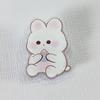 Clip de Plástico Acrílico de Panda Doble Cara con Clip PP Dibujo Animado Anime Periférico Clip para Cuaderno Clip Lindo para Notas Decoración de Estudiante Clip para Trasero