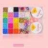 Material Infantil Contas Feitas à Mão Meninas Usam Contas DIY Pulseira Colar Joias Treinamento de Mentação Brinquedos Educacionais