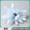 Cabezas de Crisantemo de Llama Simulada, Nuevas Cabezas de Flores Artificiales, Cabezas de Crisantemo Pinza de Cangrejo Decorativas Hechas a Mano para DIY, Al Por Mayor en Stock