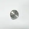 Fabricante Personaliza Botones Metálicos con Patrón de CD Según Dibujos y Muestras, Puede Grabar Logo Impreso con Láser, Carcasa de Aluminio con Patrón de CD de Aluminio