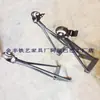 Patas de mesa de hierro de tres garras patas de mesa sólidas barra de soporte patas metálicas para mostrador de barra pata de acero ajustable soporte patas de mesa de comedor