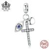 Evelle Colgante Original de Plata Esterlina Cruz Ojo del Diablo diy Pulsera Cuerda Adornos Venta Caliente Transfronteriza Outlet de Fábrica