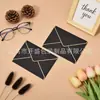Sobres de Lujo de Colores con Estampado Dorado, Papel de Carta Personalizado, Tarjetas de Felicitación, Impresión en Relieve, Logotipo, Postales, Juegos de Invitación