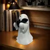 Decoración Creativa de Calabaza Fantasma Luminosa Adorno de Murciélago de Halloween Transfronterizo Arreglo de Escena de Mesa para Fiesta Regalo