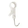 Gancho clip de tubo redondo, gancho pequeño de sujeción para el hogar, gancho clip de almacenamiento flexible sin perforación para baño y cocina