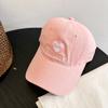 Gorra de béisbol con letras bordadas para mujer, gorro pequeño, suave y liso, ideal para actividades al aire libre, ideal para hombre.