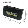 Caja de accesorios para armas militares caja de airdrop para comer pollo con patrón juguetes de bloques de construcción ensamblables de partículas pequeñas accesorios